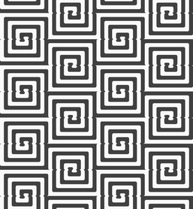 黑白切割交替的黑白切割圆形正方形照片