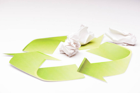 回收纸。回收的概念