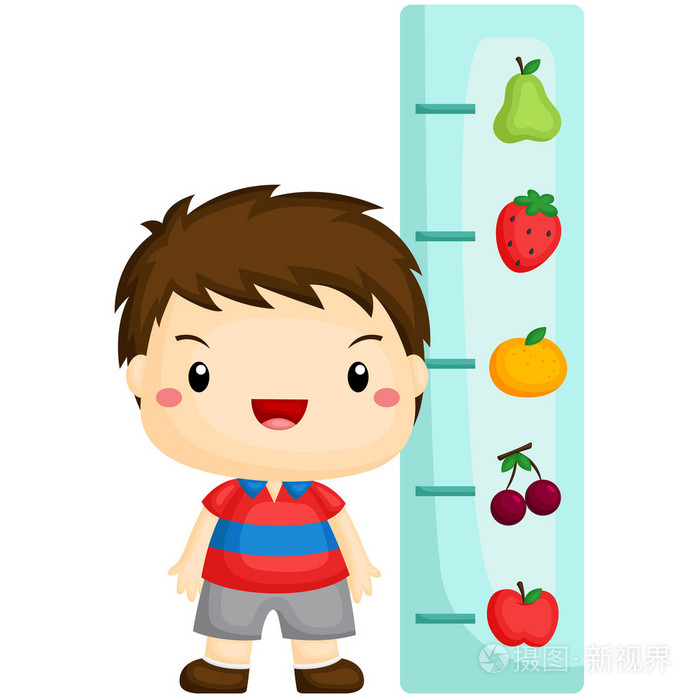 孩子检查高度男孩