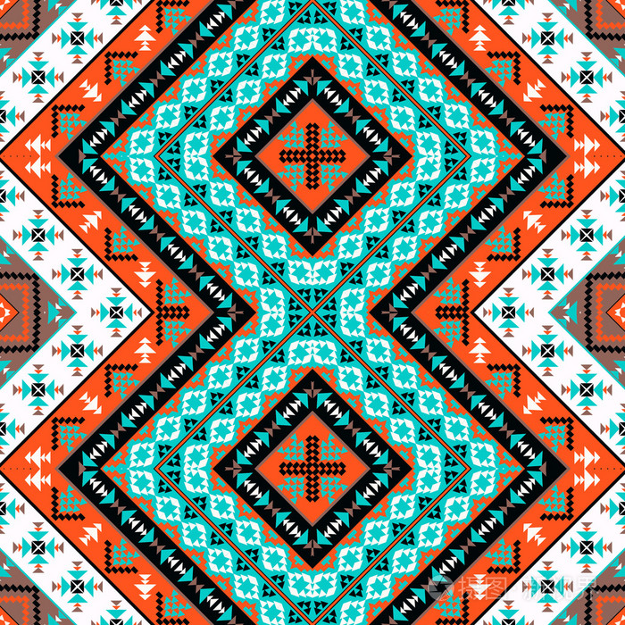 多彩的民族图案