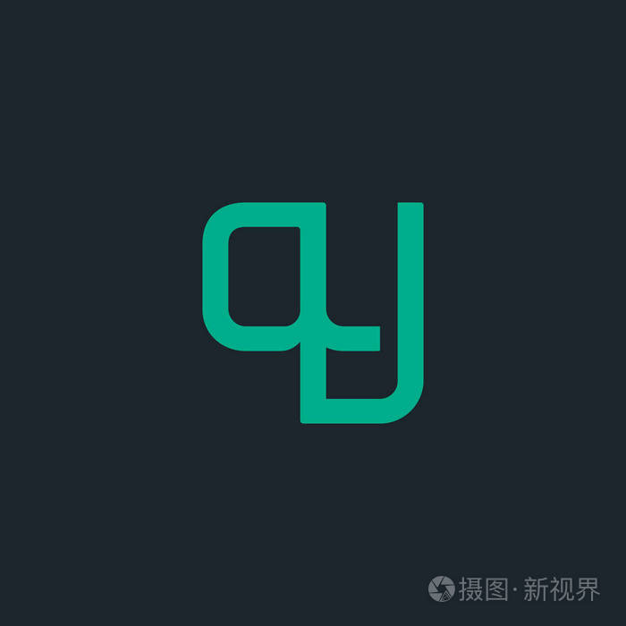 连接的标识与字母qy