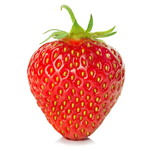 草莓白底隔离照片