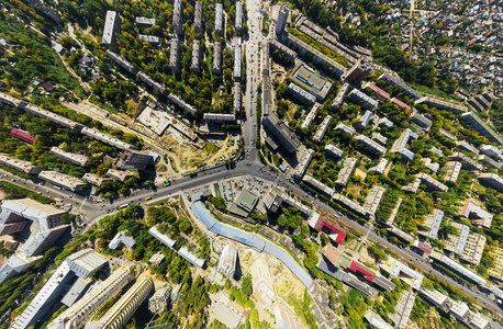 房屋鸟瞰图图片