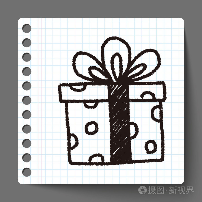 生日礼物涂鸦绘图插画-正版商用图片0cr7v5-摄图新视界