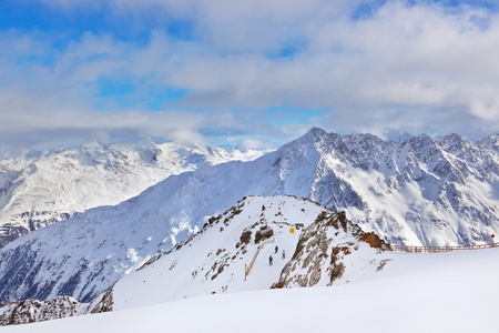 高山滑雪度假村 solden 奥地利