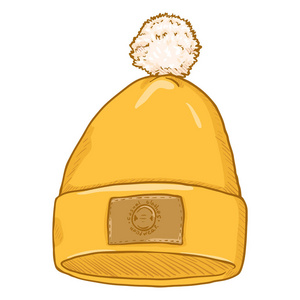 漫画卡通冬帽图片