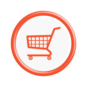 白色背景上的互联网按钮立即订购 (光标图标) 蓝色圆角按钮在线超市或