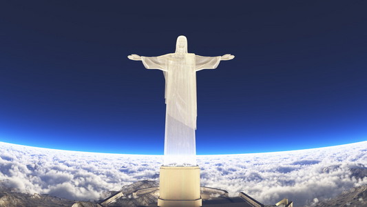 基督的身体耶稣基督的雕像照片