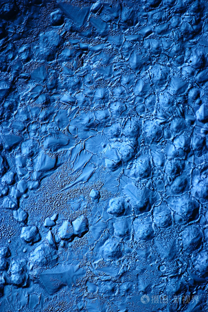 蓝色冰纹理背景
