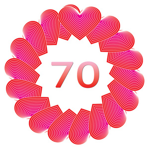 70年生日快乐照片