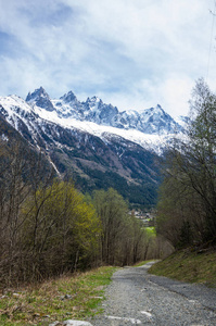 全景视图的法国阿尔卑斯山