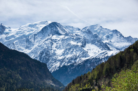 全景视图的法国阿尔卑斯山