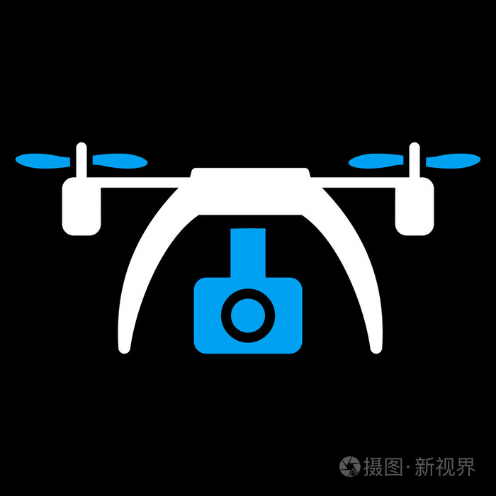 无人机视频摄像机图标