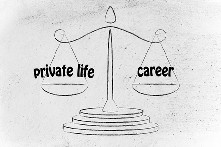 工作生活平衡图照片