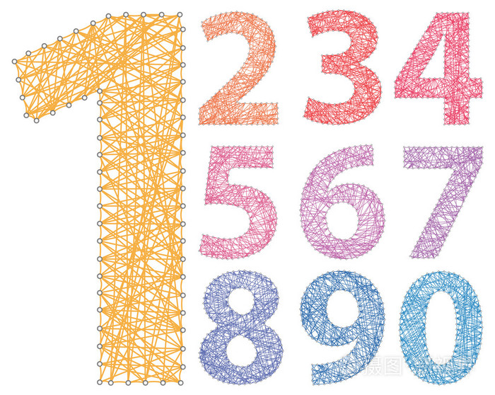 一组数字从一到十