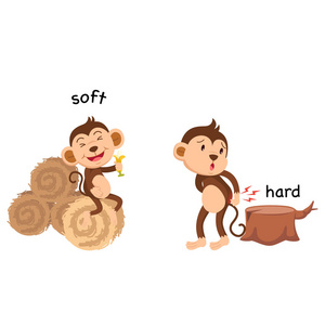 反义词卡通图片