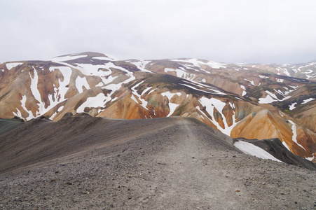 国家公园 Landmannalaugar，冰岛的山谷