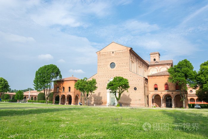 费拉拉，城市的古老的墓地 certosa