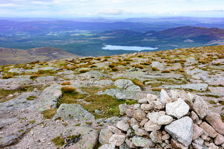 大老山 Gorm 山顶在 Cairngorm 国家公园