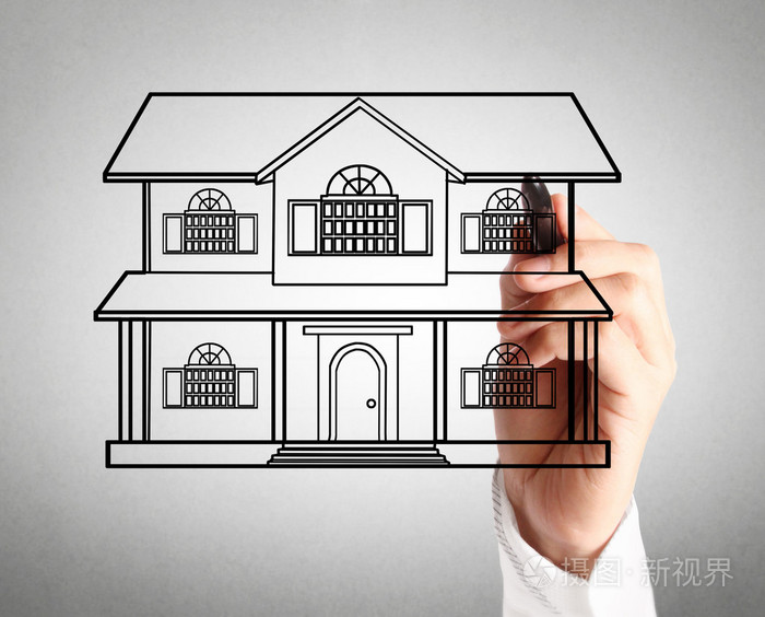 画一个房子模型