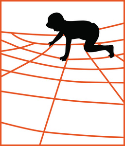 小男孩正在做披萨图片