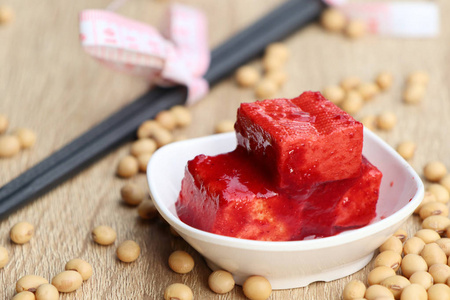豆腐发酵豆腐豆红照片