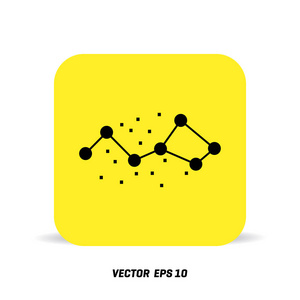 黄色上原子图标