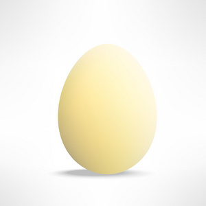 矢量现实淡黄色蛋
