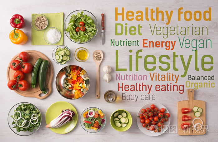 在家里的健康饮食和食物制备