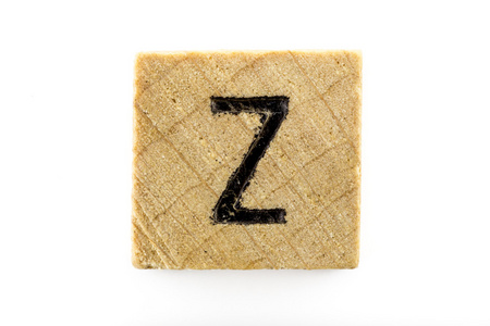 木制字母块与字母 Z