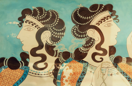 古希腊壁画图片