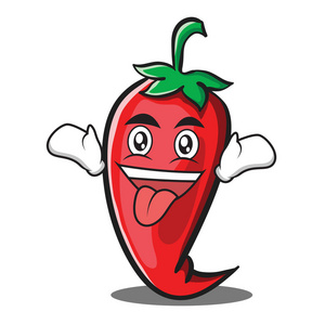 喜怒无常的红辣椒字符卡通笑红辣椒字符卡通无辜的红辣椒字符卡通可爱