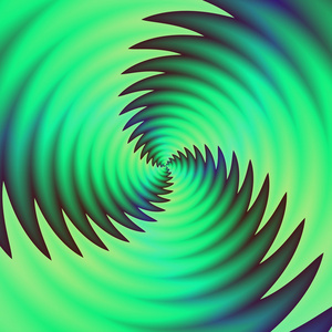 在快速运动中的多彩空调通风机照片