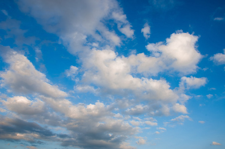 戏剧性的棉花糖天空云纹理背景照片