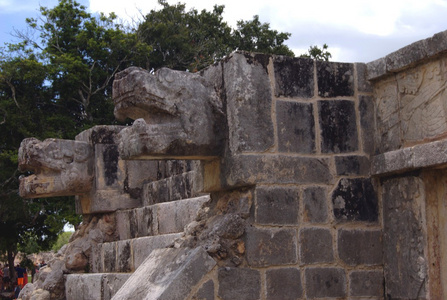 在奇琴伊察，墨西哥的玛雅遗迹