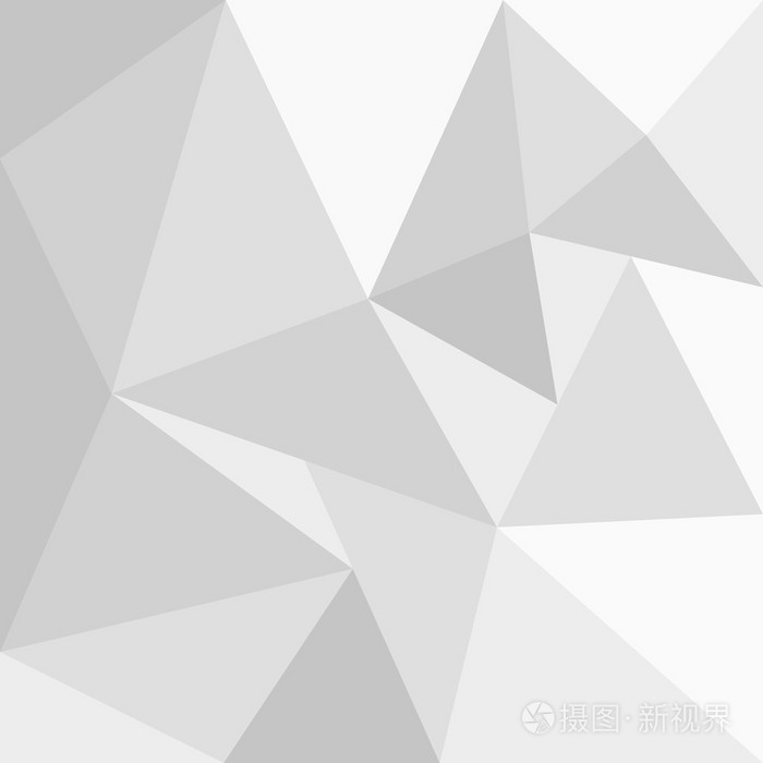 抽象的几何的白色背景模板风格设计多边形矢量背景