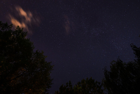 繁星点点的天空图片