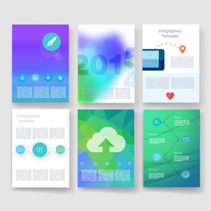 模板。 设计一套网络邮件小册子。 移动技术