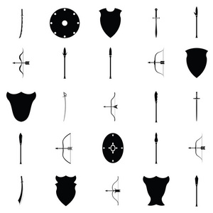 古代兵器图标集