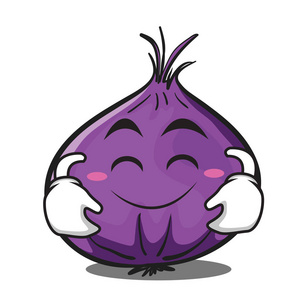 漫画卡通红洋葱可爱的笑容红洋葱字符卡通照片