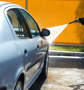 清洗机洗车高压射流清洗机中洗车照片