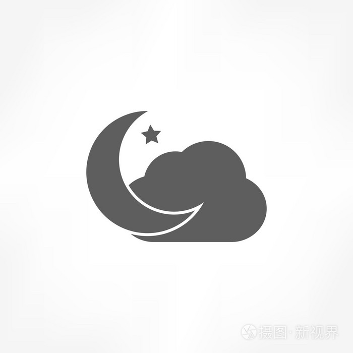 月亮图标
