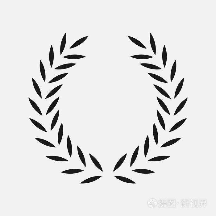 运动设计图标桂冠