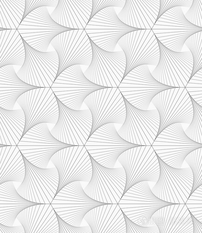 灰色条纹状似尖状三叶插画-正版商用图片0cxter-摄图新视界