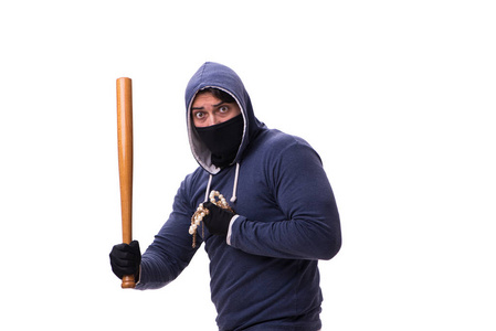 孤立的棒球棍图片