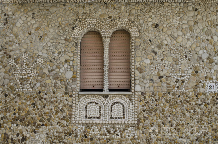 装饰在意大利的 windows
