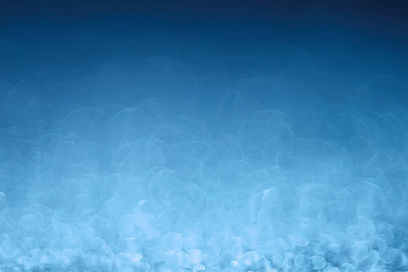 蓝色模糊散景背景图片
