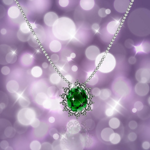 红宝石项链图片