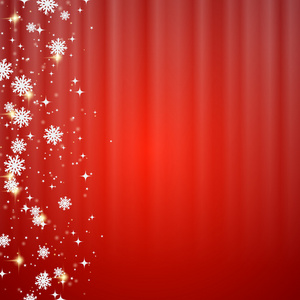 圣诞节和新年红色模糊矢量背景图片