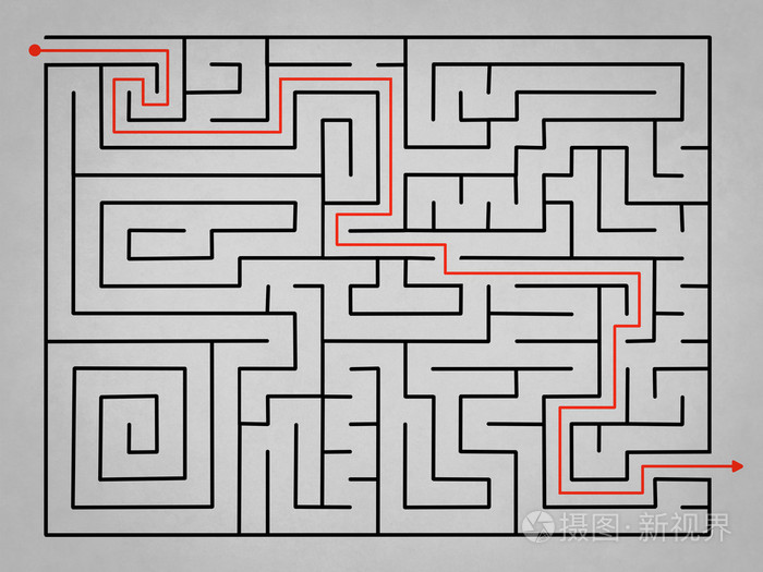 最复杂的迷宫平面图图片